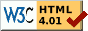 Valid HTML 4.01 Strict